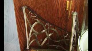 GOLDSTEEN Metal Manufacturing amp Design forging seaweed balustrades on a spiral staircase [upl. by Ydnolem14]