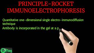 Rocket Immunoelectrophoresis [upl. by Egedan94]