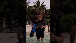 Palak Tiwari Enjoys SCUBA DIVING In Maldives 😍  shorts vacation scubadiving trending [upl. by Sjoberg]