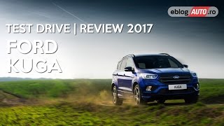 Ford Kuga 20 180 CP ST LINE  Test Drive  Review 2017 [upl. by Alansen]