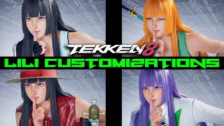 My Lili Customization Showcase  TEKKEN 8 [upl. by Eduj]