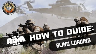 How To Guide Sling Load in a Helicopter in Arma 3 [upl. by Ecirted]