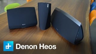 Denon Heos multiroom wireless speakers  hands on [upl. by Leraj]