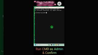 Run CMD as Administrator and Confirm Access  Windows Tips [upl. by Accebber]