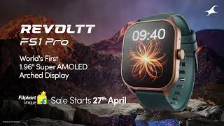 Fastrack Revoltt FS1 Pro  Worlds First Super AMOLED [upl. by Bendix]