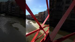 Pont de les Peixateries Velles was built by Gustave Eiffel in Girona Spaintravel [upl. by Arrotal]