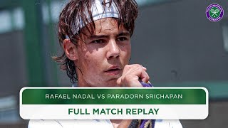 Rafael Nadals First Grand Slam ✨ Full Match vs Paradorn Srichaphan Wimbledon 2003 [upl. by Atineg]