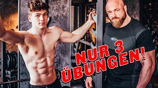 Die 3 effektivsten Übungen um ein Sixpack zu bekommen [upl. by Meggi]