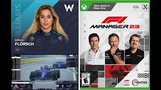 F1 Manager 2023  Sophia Flörsch Montreal Practice [upl. by Mcroberts875]