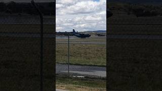 Raaf C27 Spartan arriving at Canberra airport [upl. by Nicolis]