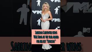 Sabrina Carpenter wins a big award at the VMAs 2024 vmas vmas2024 sabrinacarpentertour awards [upl. by Mann]