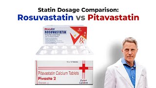 Statin Dosage Comparison Rosuvastatin vs Pitavastatin [upl. by Iralam]