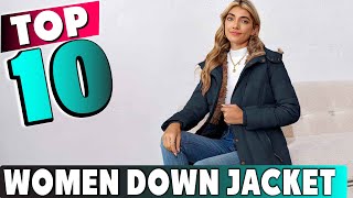 Top 10 Best Down Jackets for Women in 2024 Stay Warm amp Stylish [upl. by Allerbag]