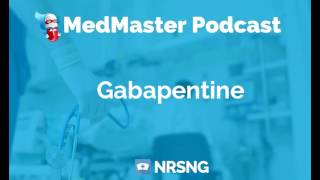 Gabapentine Nursing Considerations Side Effects and Mechanism of Action Pharmacology for Nurses [upl. by Meilen]