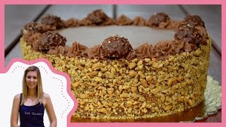 Ferrero Rocher torta elkészítése recepttel  Sütik Birodalma [upl. by Willing]