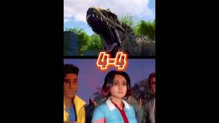 Camp Cretaceous season 1 vs Chaos Theory season1 shorts campcretaceous jurassicworld [upl. by Sou334]