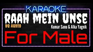 Karaoke Raah Mein Unse Mulaqat Ho Gayi For Male HQ Audio  Kumar Sanu amp Alka Yagnik Ost Vijaypath [upl. by Alphard899]