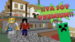 Minecraft Server Ya soy Premiun y Tour por mi nueva Mansion [upl. by Nickerson]