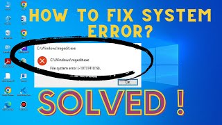 System crashed due to an unknown error  Ntfs file system error windows 10 fix  System error SOLVED [upl. by Dodd168]