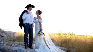 Gunner  Lacey Walker  Ogallala Nebraska Wedding Highlight Video [upl. by Afinom]