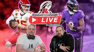 British Guys Chiefs  Ravens Watch Along  DN Reacts [upl. by Adelaide90]