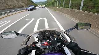 Honda CBR 400RRNC29 accleration and short ride [upl. by Baryram]