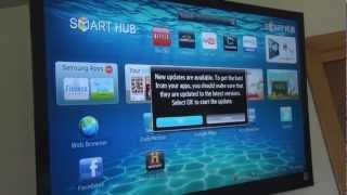 How to set up a Samsung 3D Bluray DVD Player and walkthrough [upl. by Eduino]