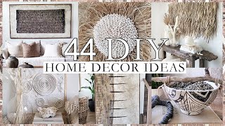 44 DIY HOME DECOR IDEAS [upl. by Nemra]