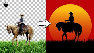 Turn Any PNG into Silhouette Art with Inkscape [upl. by Cirdla]