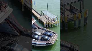 Lake Constance car ferry from Friedrichshafen Germany to Romanshorn Switzerland [upl. by Ahseen973]