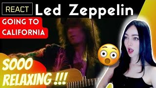 REACTING to LED ZEPPELIN  GOING TO CALIFORNIA THIS WAS AWESOME [upl. by Merri]