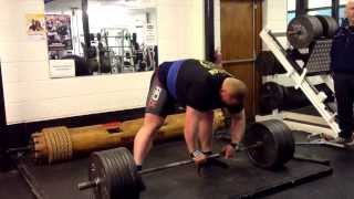 Benedikt Magnusson 340kg dead lift for reps [upl. by Crosse]