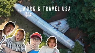 Radom lėktuvą vidury miško 🤯 Pasivaikštom po vidų oregon  WORK amp TRAVEL USA’24 17 [upl. by Innis]