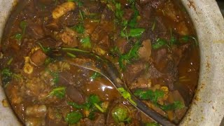 Mutton Lungs Curry 🍛👌 shorts Sunday Special Dhabba curry recipe in telugu youtubeshorts [upl. by Immas]