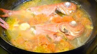 金目鯛のアクアパッツア How to make aqua pazza of a splendid alfonsino [upl. by Marthena]