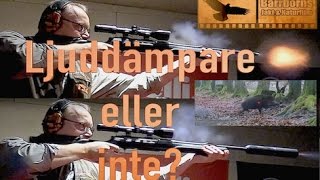 Silencer with or not  Ljuddämpare eller inte [upl. by Aisila]