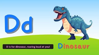 Words That Start With D  Learn ABC Words  Fun Alphabet Song for Kids [upl. by Yrrol]