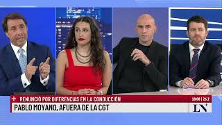 Pablo Moyano renunció a la conducción de la CGT El pase de Esteban Trebucq y Eduardo Feinmann [upl. by Jerrie]