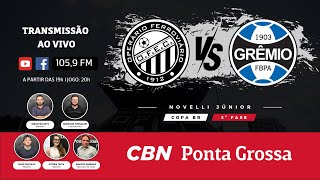 AO VIVO Operário x Grêmio  Jogo de Ida  Copa do Brasil narração da Rádio CBN 1059 FM [upl. by Ranson]