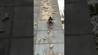 Climbing without shoes 💀speedclimbing climbimg sportsshorts islamabad pakistan huzaifaclimber [upl. by Ecinaej]