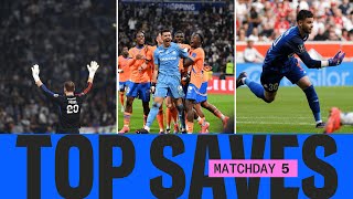 Le TOP ARRÊTS de la 5ème journée  Ligue 1 McDonalds 2425 [upl. by Aimo]