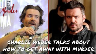 Charlie Weber talks about Frank Delfino his role in How to Get Away with Murder [upl. by Latsyrhk]