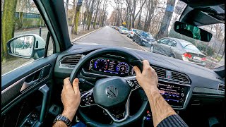 New Volkswagen Tiguan II RLine  POV Test Drive 649 Joe Black [upl. by Merkley]