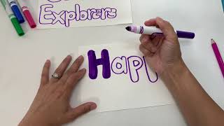 Bubble Letter Tutorial [upl. by Lanahtan]