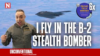 I Fly in the B2 Stealth Bomber [upl. by Ilanos]