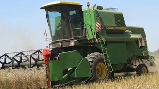 John Deere Mähdrescher 1068 H Rapsernte 2014 [upl. by Hirsh]