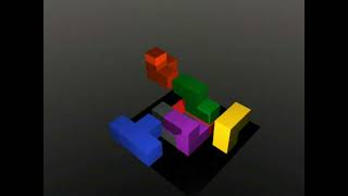 Soma Cube  Anim 3D  Link Solutions 03 [upl. by Nosac]