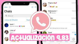 🧸Nueva ACTUALIZACION de WHATSAPP ESTILO IPHONE 🌈 ANTIBANEO 983 ✅ [upl. by Elmajian]