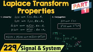 Properties of Laplace Transform Part 1 [upl. by Aihsened]