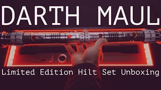 The Sith Apprentice Darth Maul Lightsaber Set Unboxing [upl. by Frodi428]